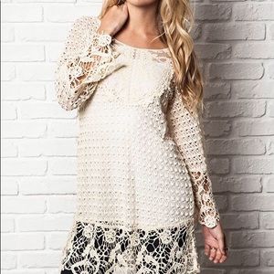 Umgee crochet tunic