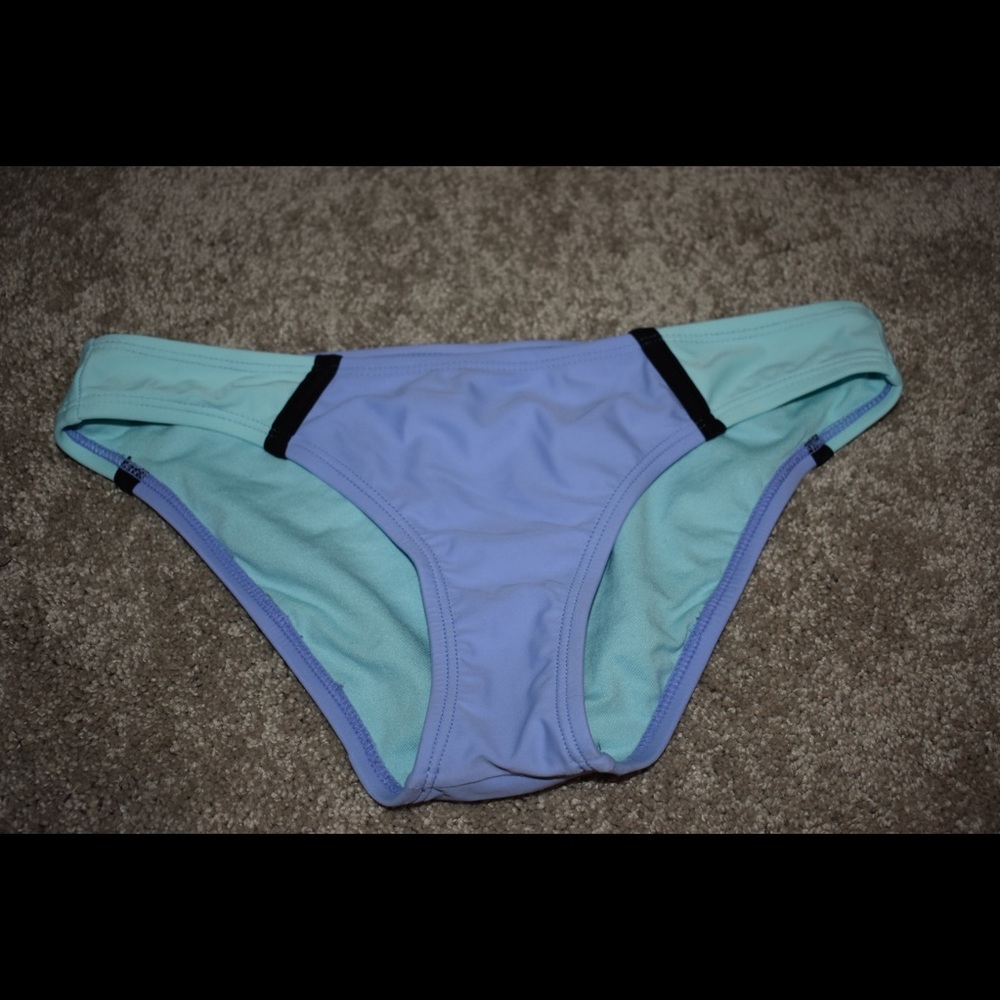 Blue Bikini Bottoms
