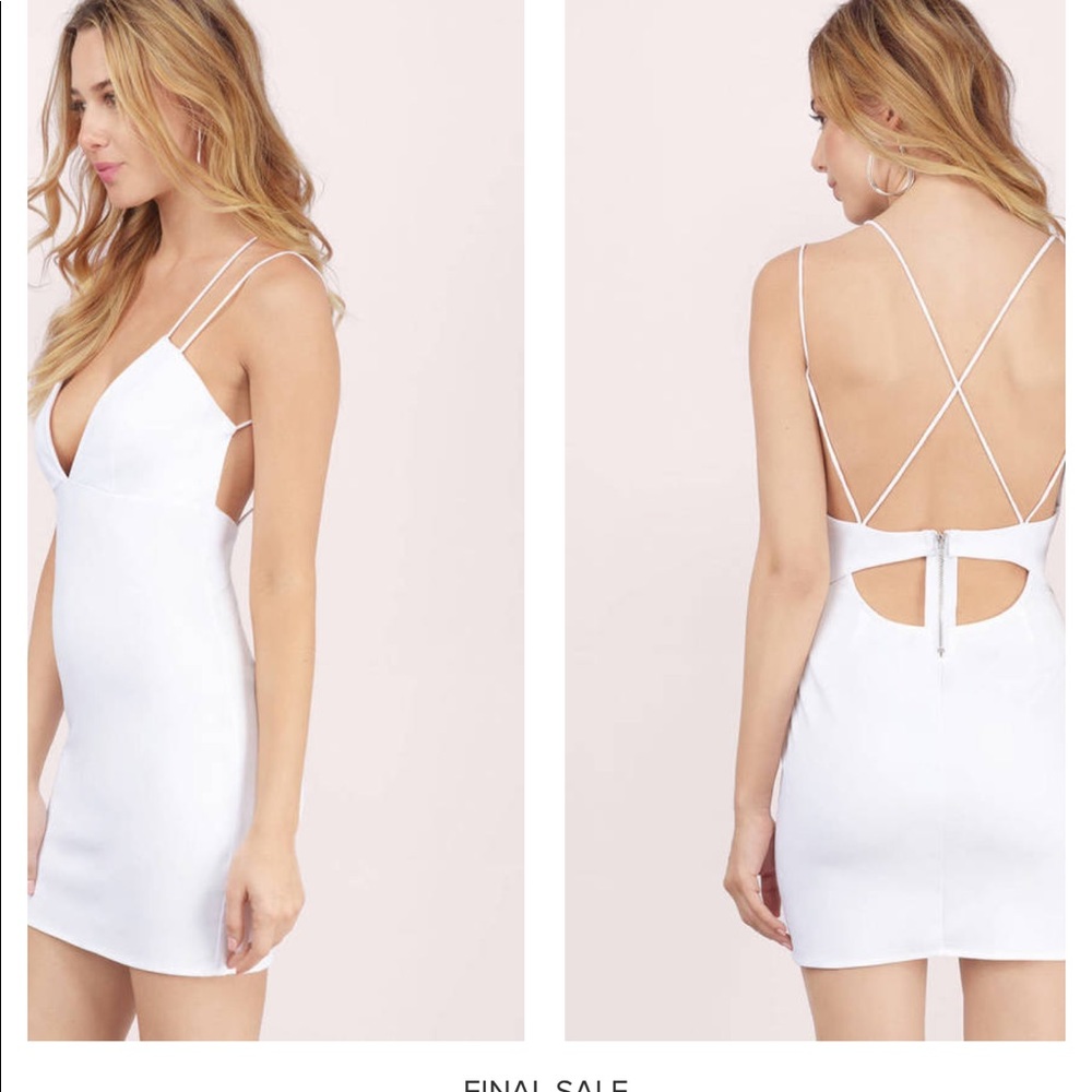 Open back going out dress