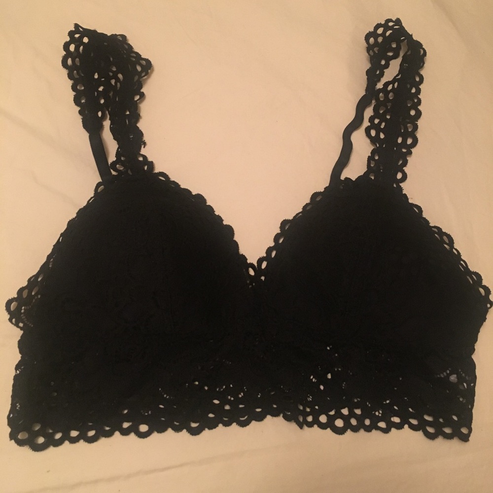 Black Aerie Padded Bralette