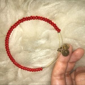 Alex and Ani Red Bead bracelet