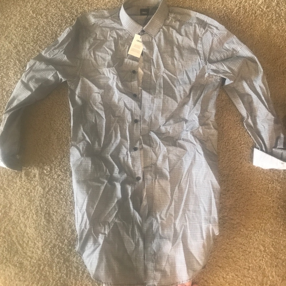 ASOS longline shirt. Wrinkled but brand new