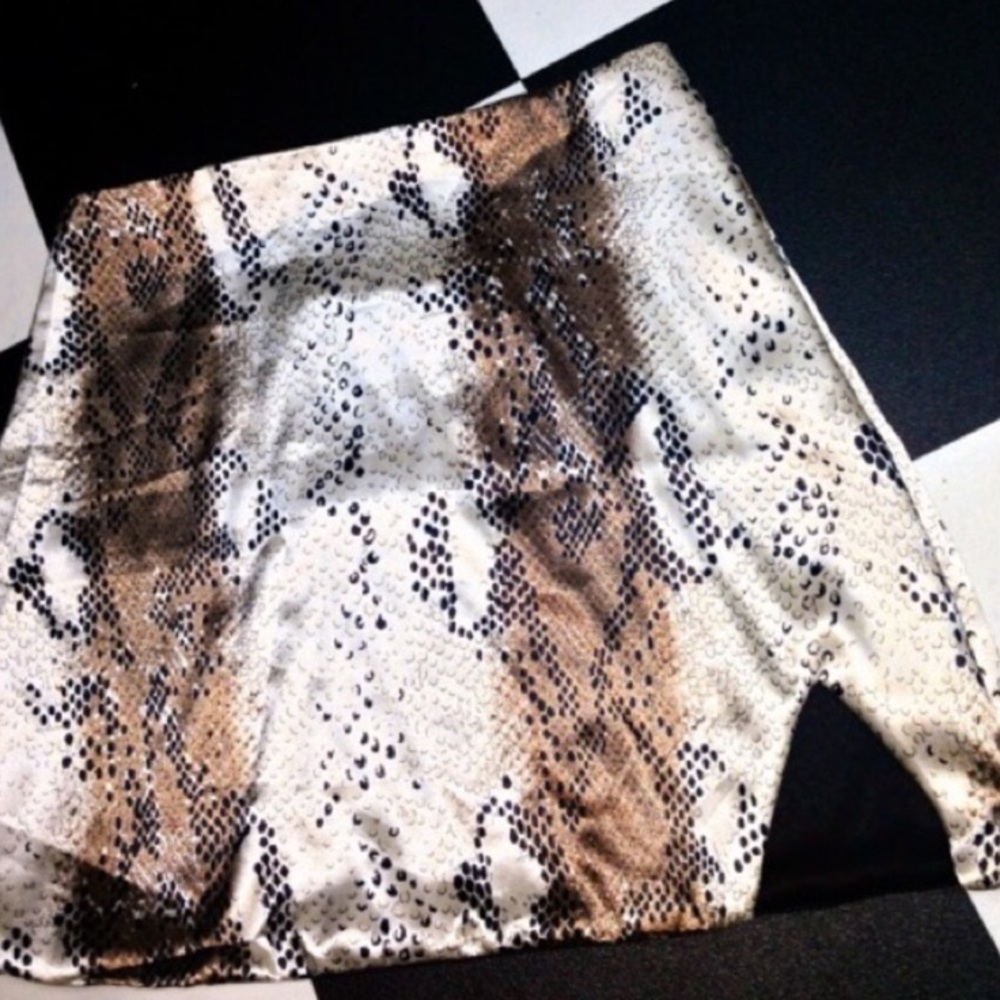 O'Mighty snake skin print skirt