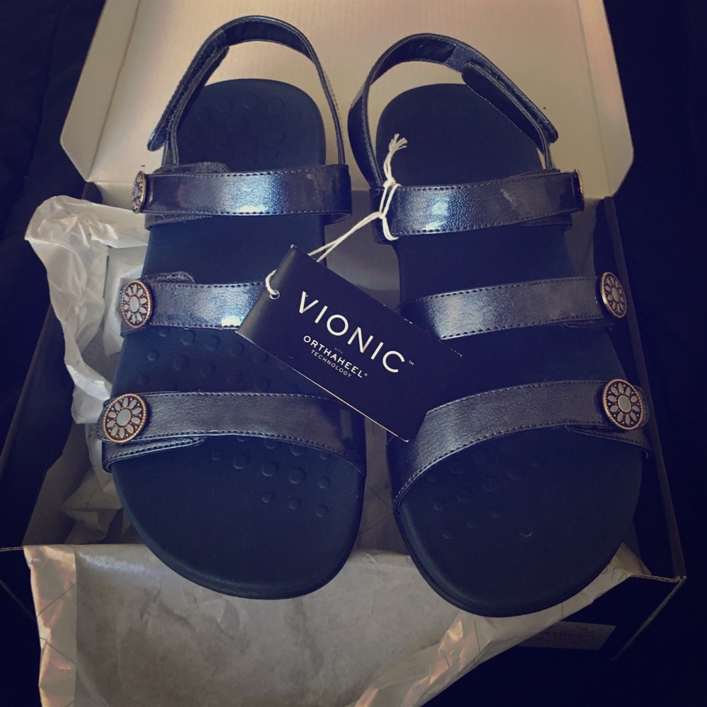 Vionic Ortha heel sandals!! They go fast!