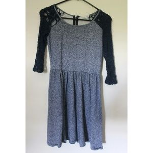 Soft Blue Skater Dress