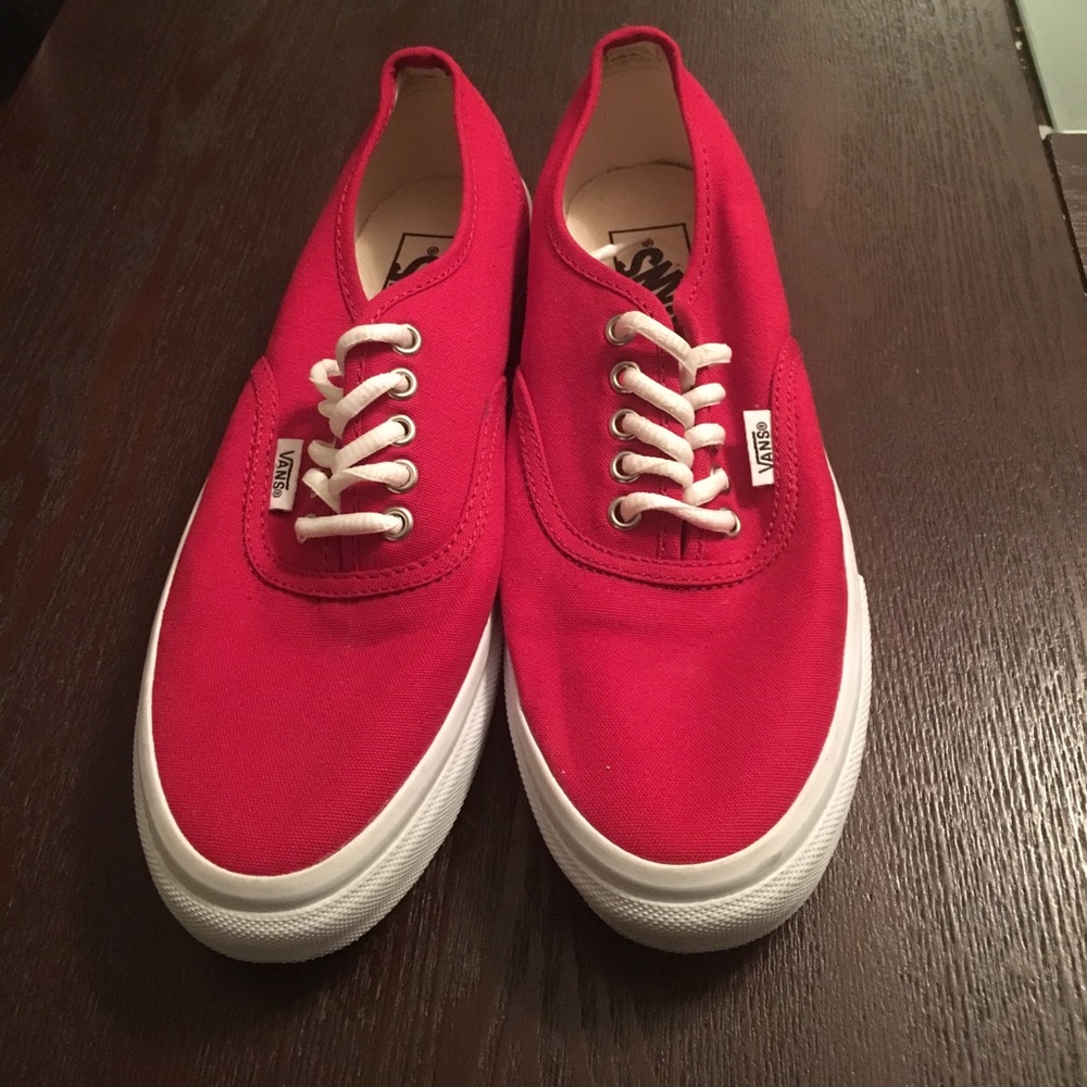 Red Vans (NWOT)
