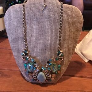 Aquamarine Statement Necklace