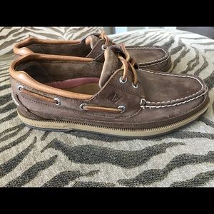 Men's Sperry Charter 2 eye topside 7.5 dark tan
