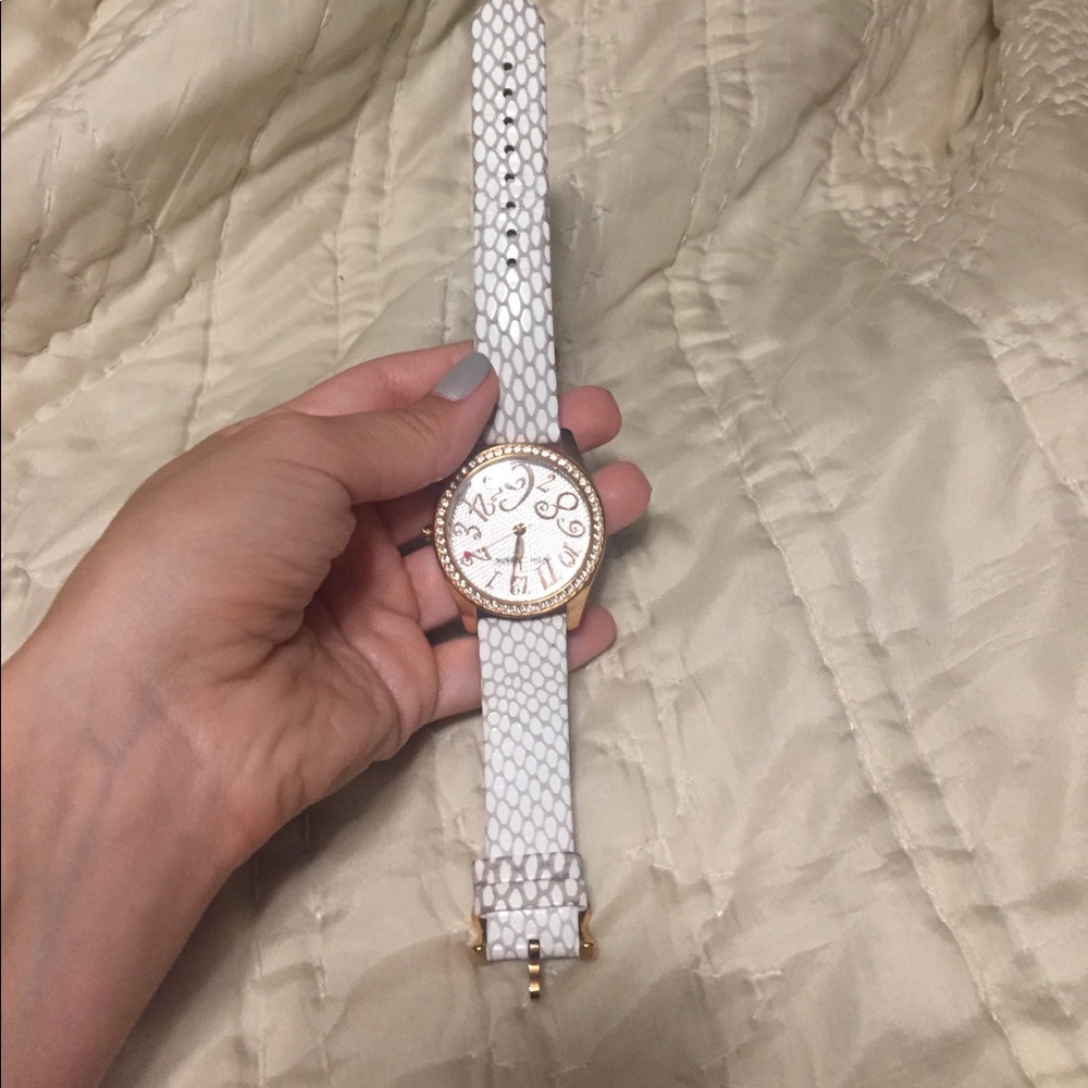 Betsey Johnson Snake Skin Watch