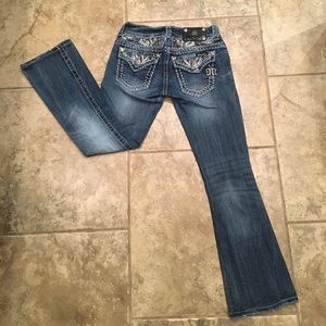 MissMe bootcut jeans sz 25. 28" Inseam