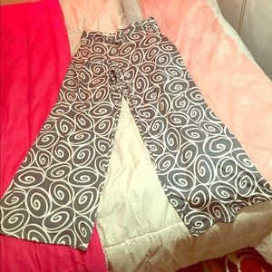 Palazzo pants swirly whirly