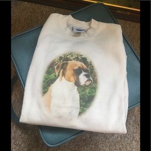 Vintage Boxer Dog Crewneck