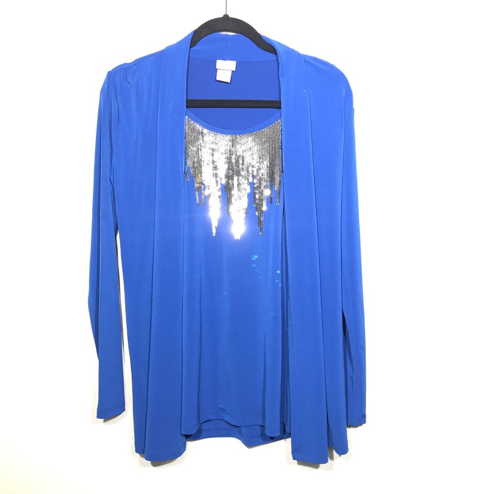 Laura Scott Two Piece career Blouse