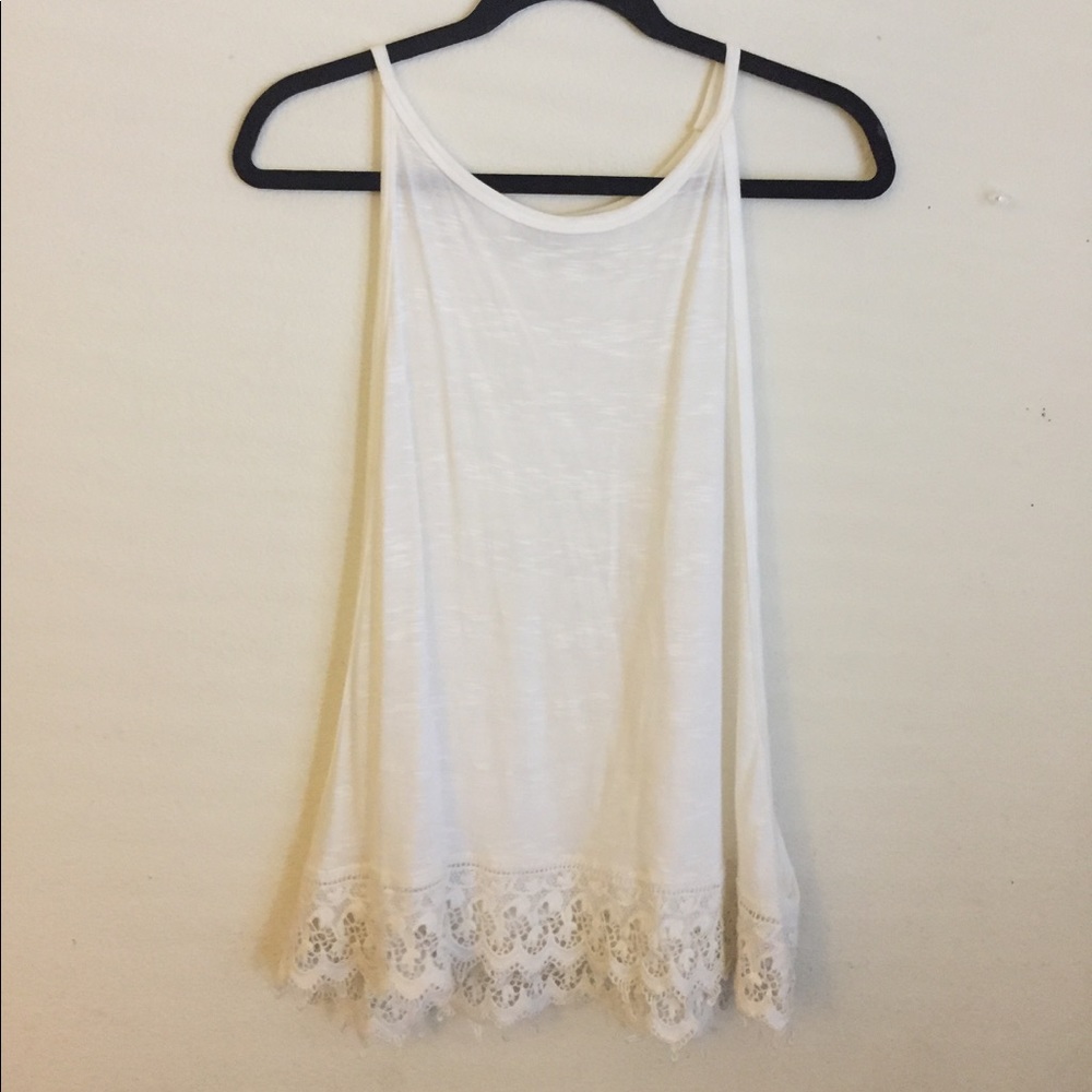 Foreign Exchange lace tank top