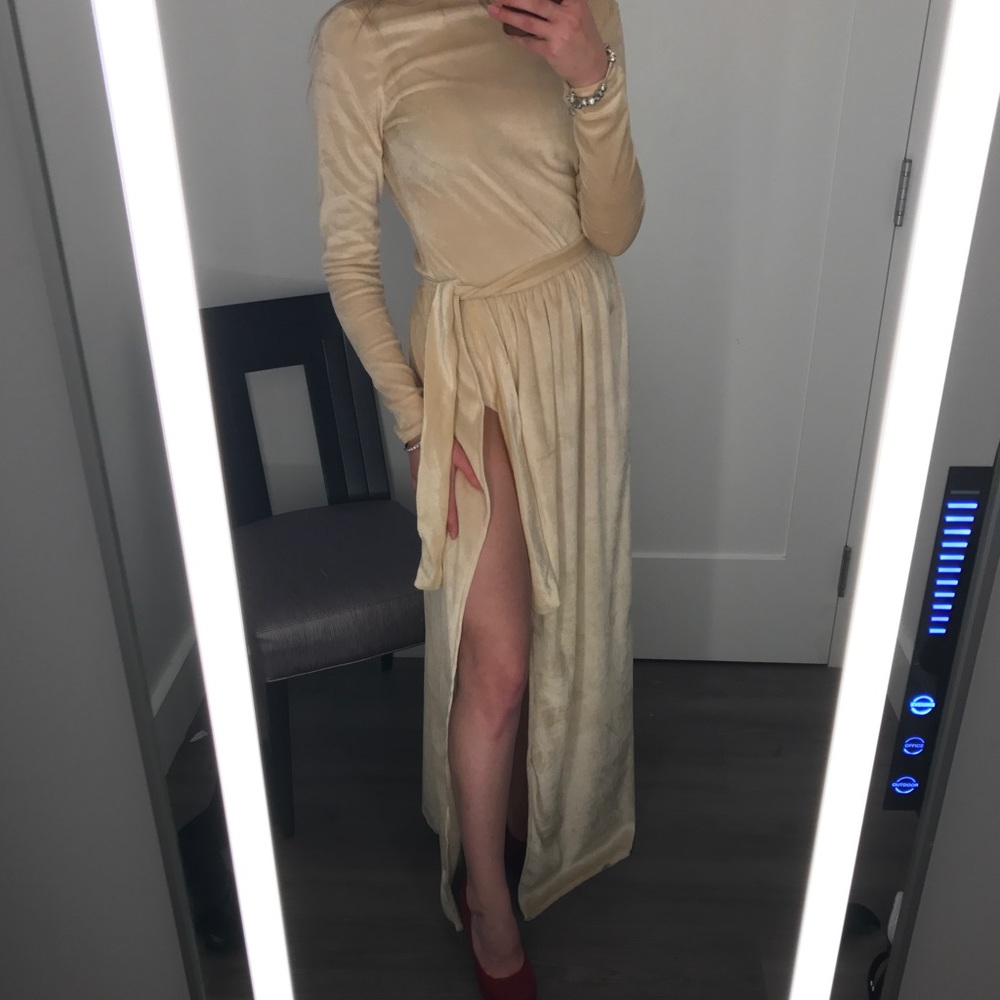 Two peace beige dress