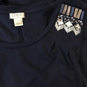 Jcrew factory sleeveless top with embellishments