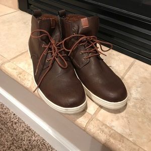High top leather Ben Sherman men's shoes