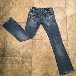 Miss Me bootcut jeans sz 25. 28" Inseam