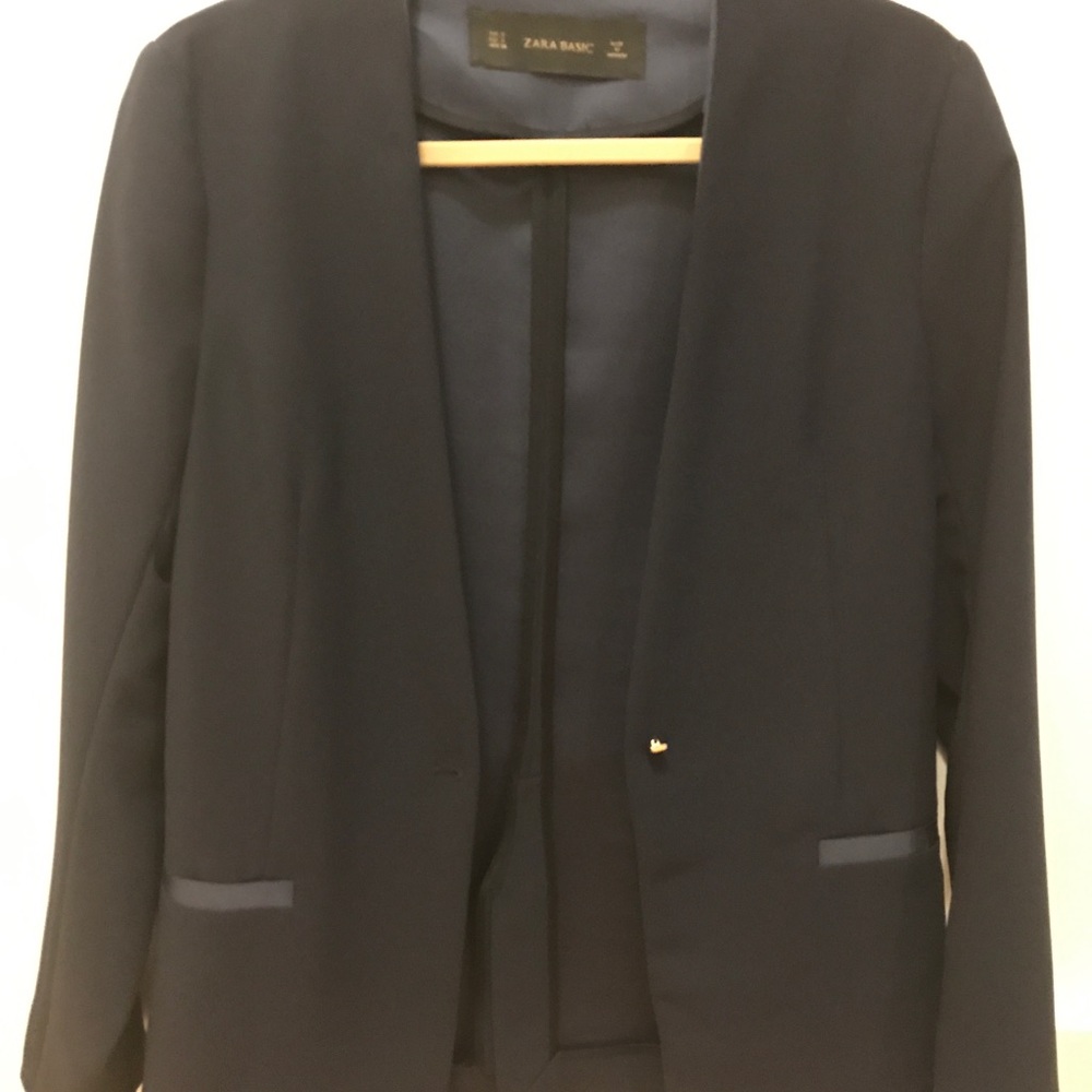 Navy Zara Blazer - NWOT Tags, Never Worn