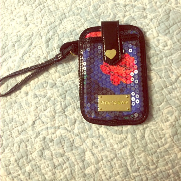 Betsey Johnson wristlet - Picture 1 of 4