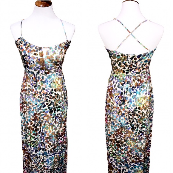 Anthropologie Dresses & Skirts - Anthropologie Deletta Pastel Cheetah Maxi Dress