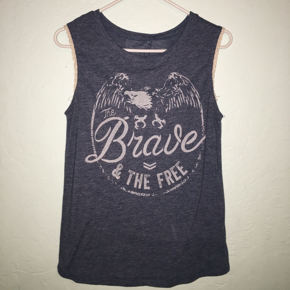 Cute dark blue tank top