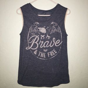 Cute dark blue tank top