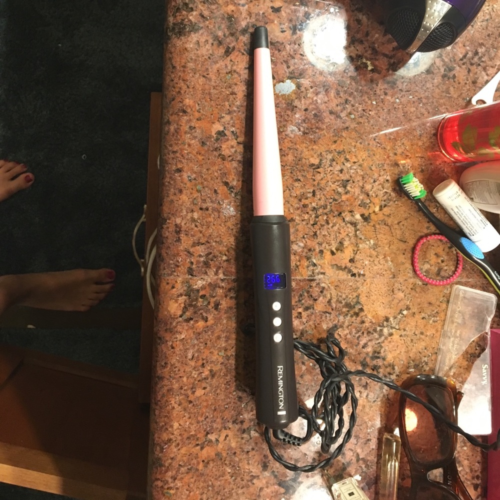 Curling wand