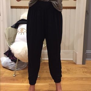 Black harem pants