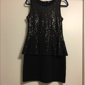 Evening sequins dress