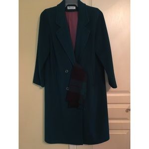 100% wool long coat