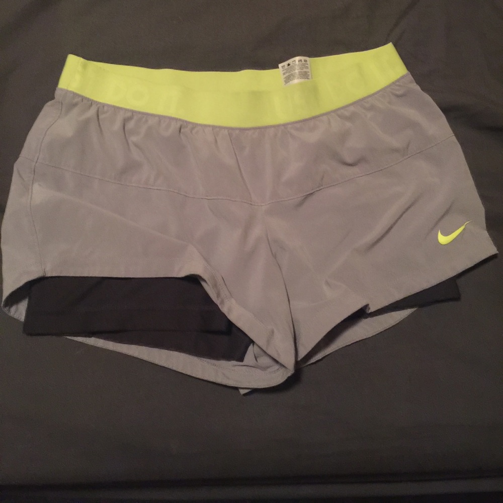 Nike Dri Fit Shorts with built in shorts