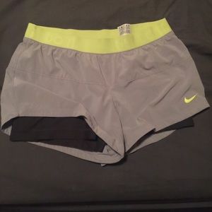 Nike Dri Fit Shorts with built in shorts