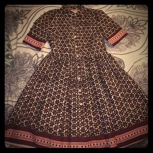 Kate Spade Poplin Shirtdress Brown 6