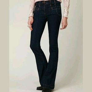 NEW Free People 'The Extreme' Flare Jeans 25