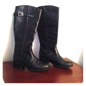 Rampage black riding boots
