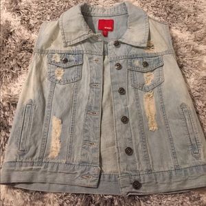 Jean vest, new