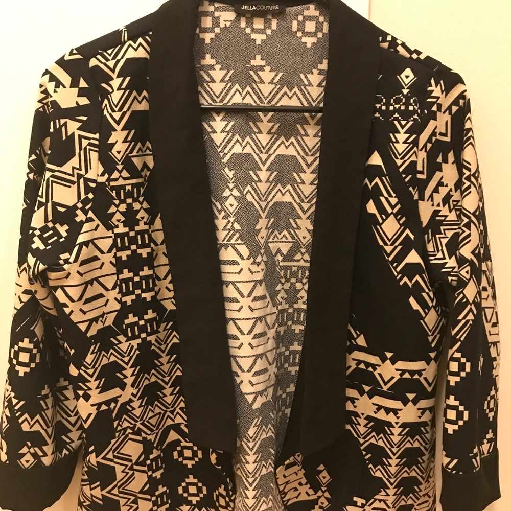 Julia Couture - Tribal Print Cardigan/Blazer