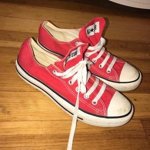 Red Low Top Converse
