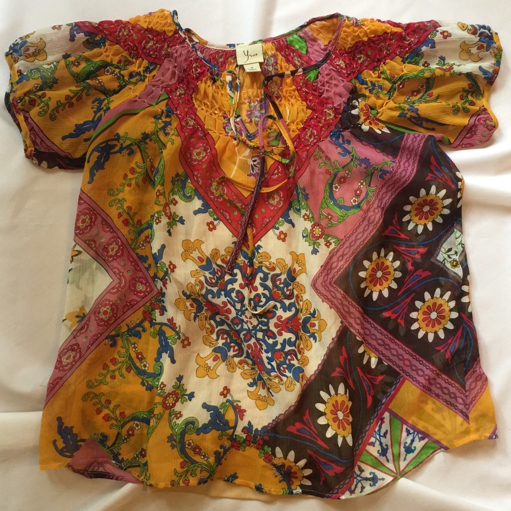Boho Chic Blouse. Small. - image 1