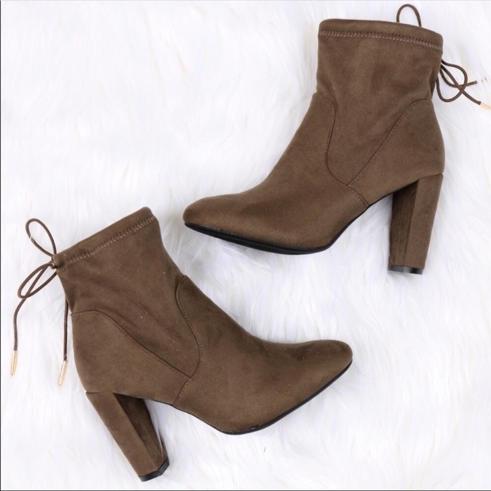 Tie Back Glove Sock Ankle Booties