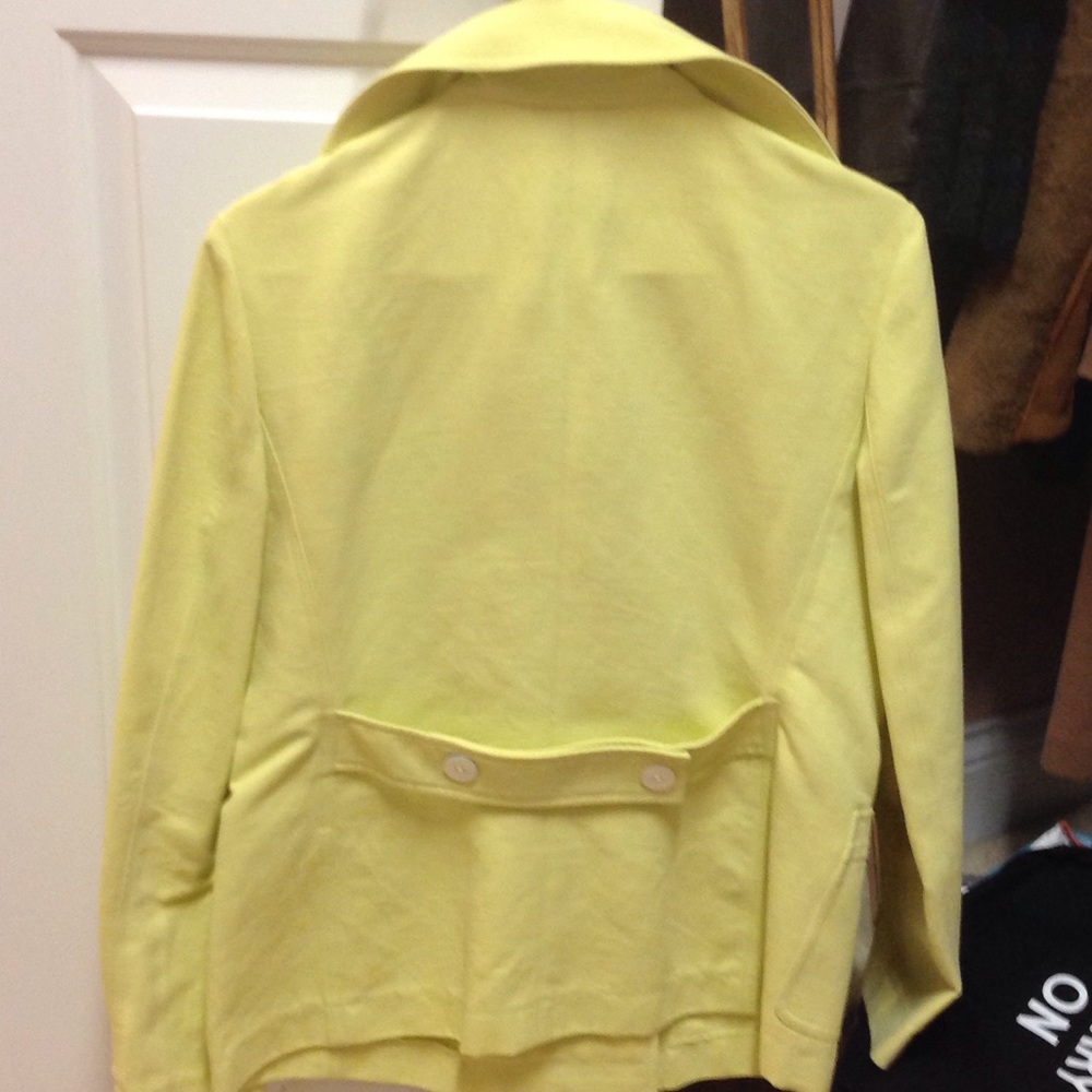 Talbots Size 8 Collection Lime Color Jacket - image 2