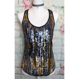 BCBG MaxAzria Sequin Top (S)