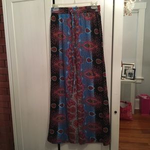 Bohemian Palazzo Pants / paisley pants