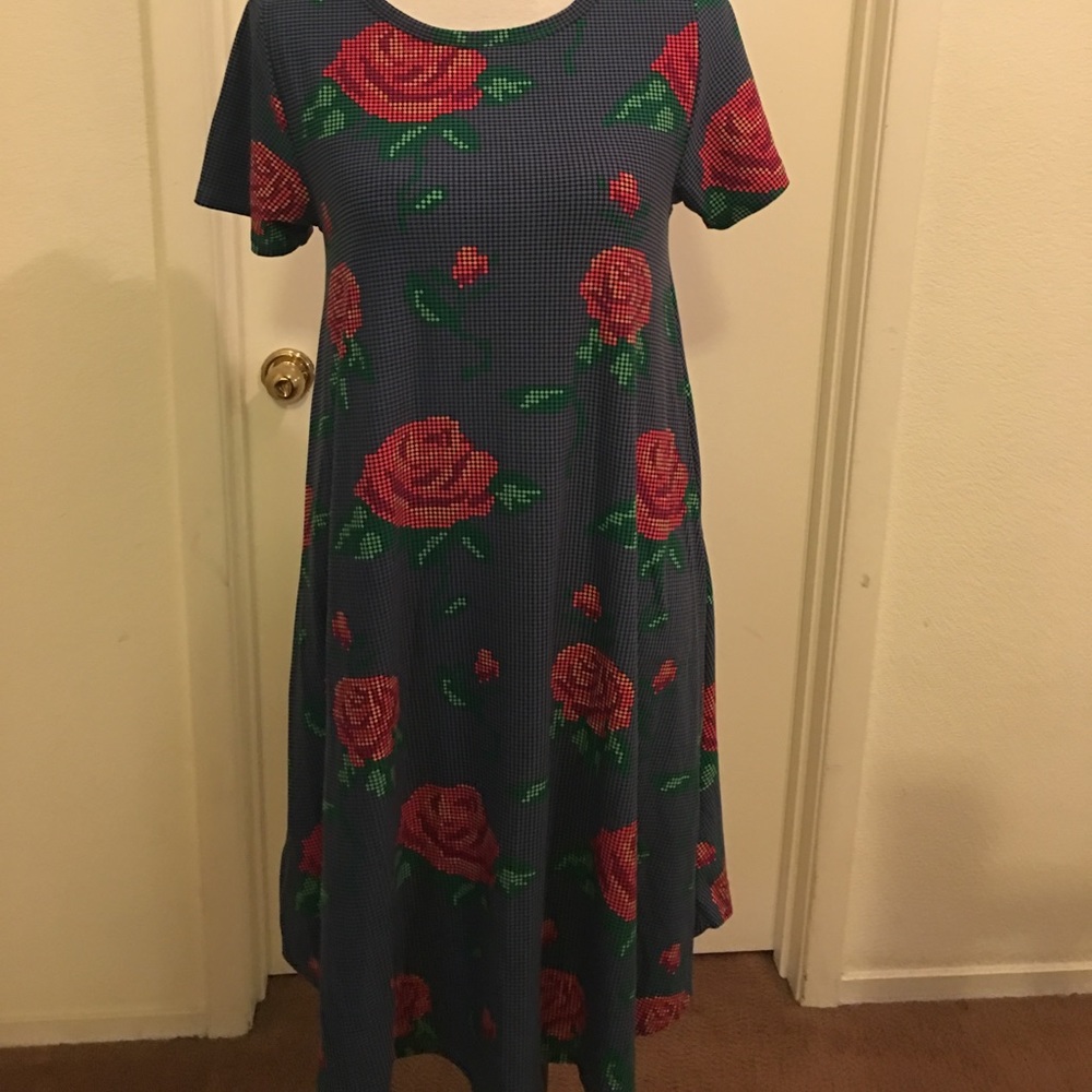 EUC LuLaRoe Carly leggings material
