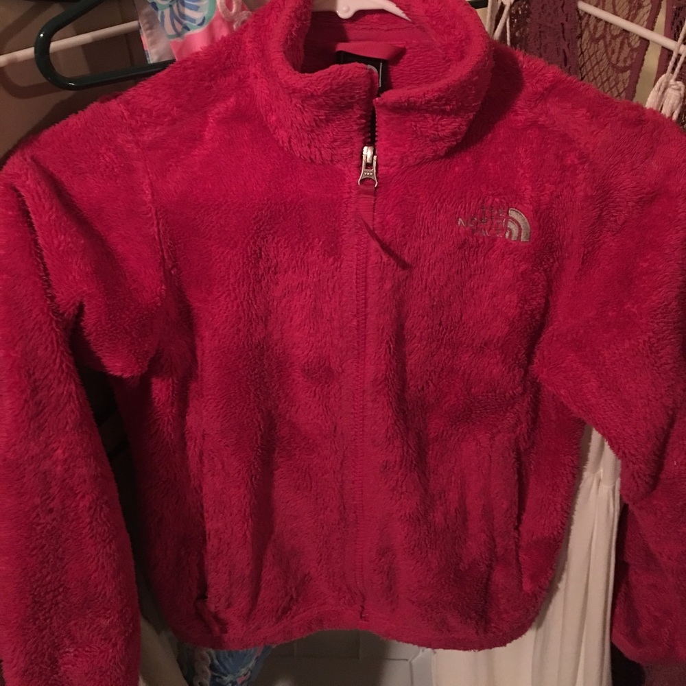 North Face pink fleece