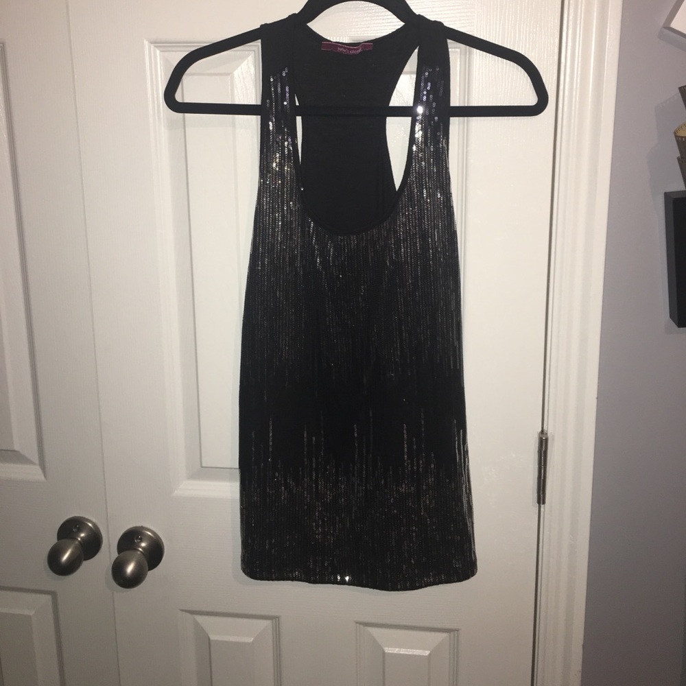 Sequin tank top
