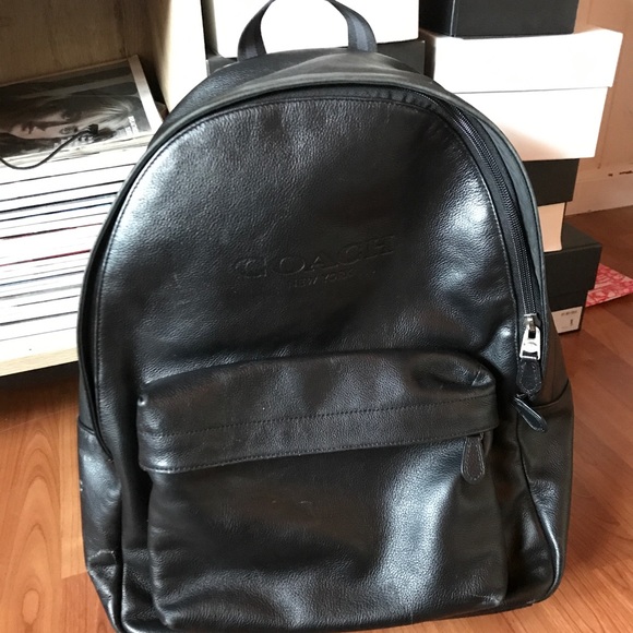 Black Coach Backpack