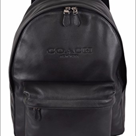 Black Coach Backpack