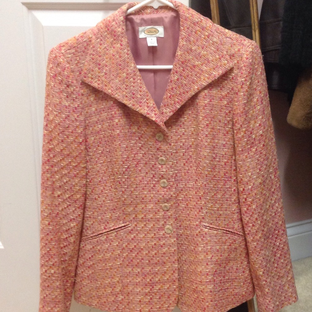 Talbots size 8 tweed jacket